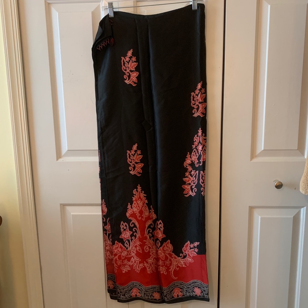 Red and Black Pareo